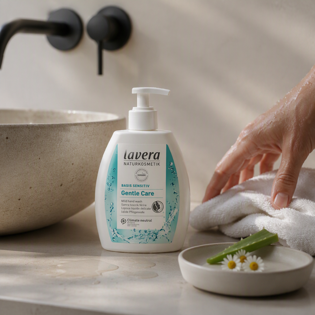 Lavera Jabón Manos Basis Sensitiv Aloe y Manzanilla 250ml - LAVERA - cosmética natural
