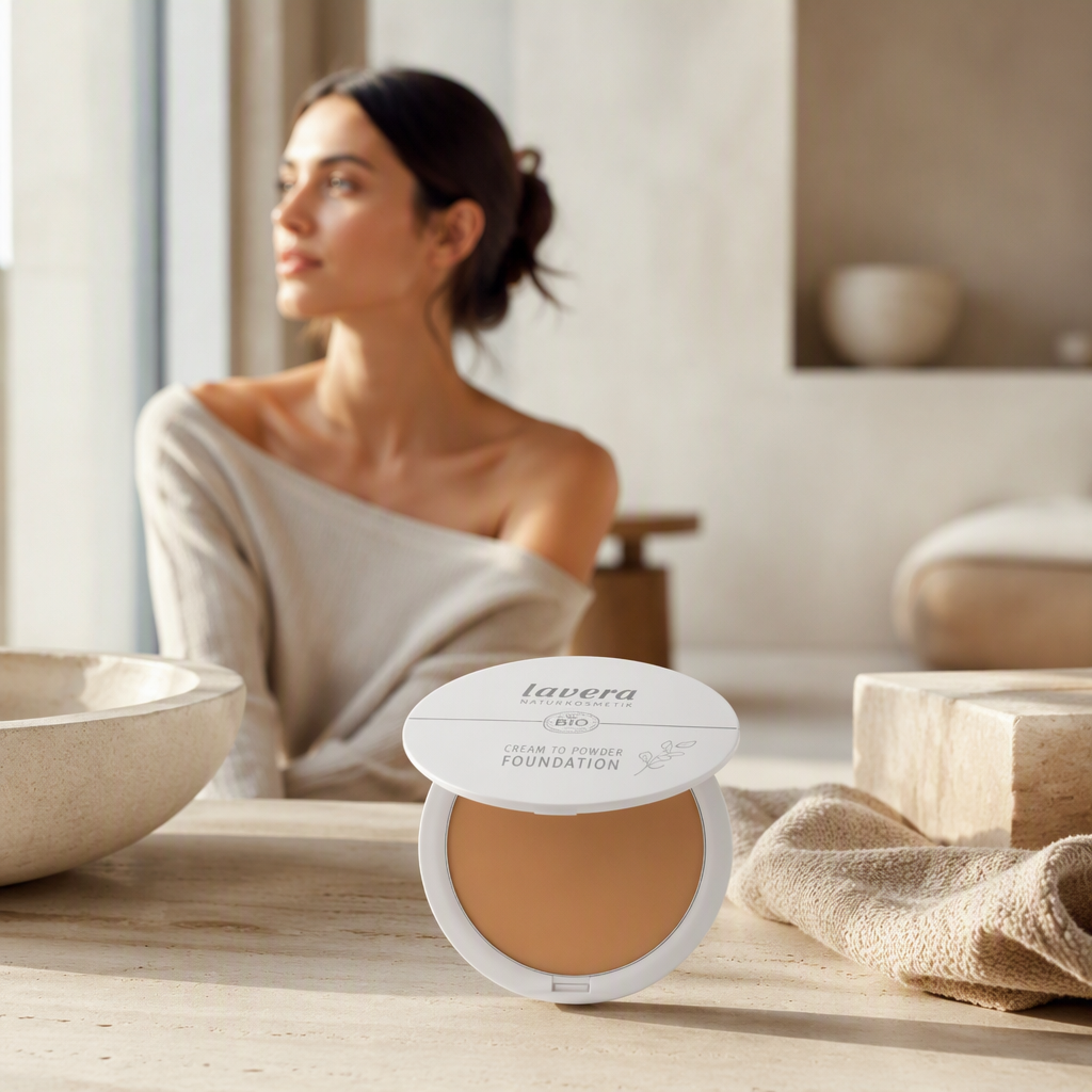 Lavera Maquillaje Polvo Crema Foundation 02 Tanned - LAVERA - cosmética natural