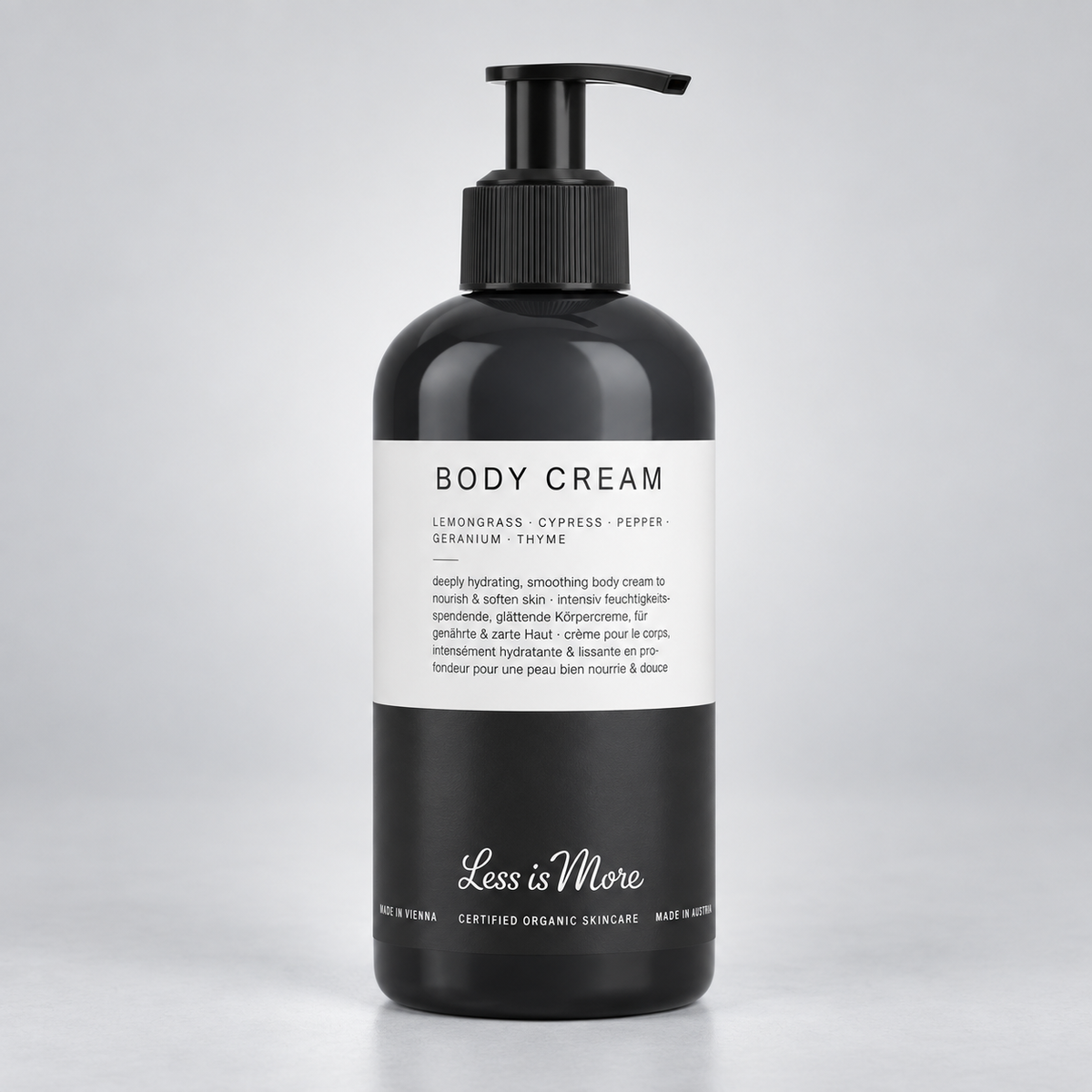 Less is More Body Cream Lemongrass Cypress 250ml