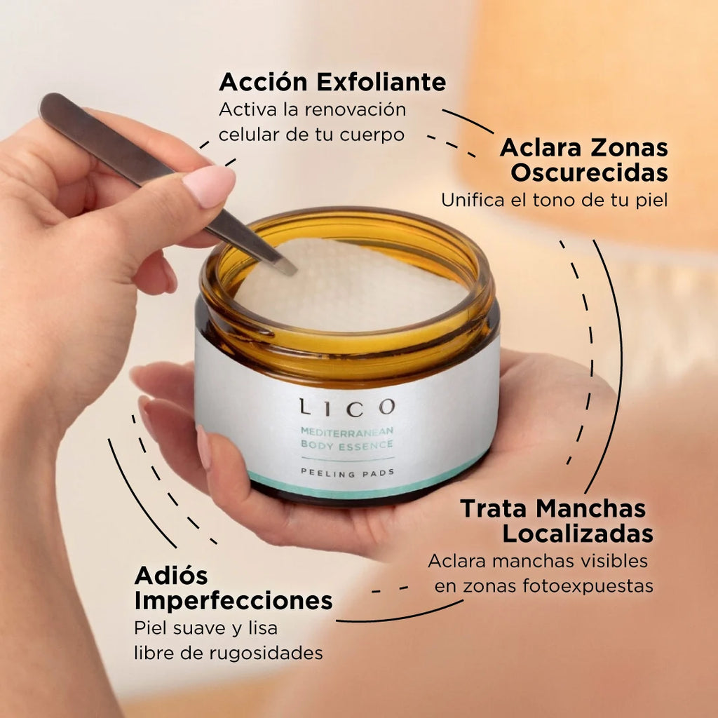 Lico Peeling Pads 50 discos - LICO COSMETICS - cosmética natural