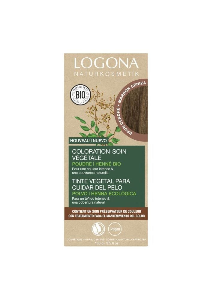 Logona Colorante Vegetal Color Castaño Ceniza