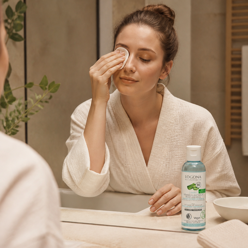 Logona Aceite Desmaquillante de Ojos Suave con Aloe Vera y Almendras Bio 125ml - LOGONA - cosmética natural