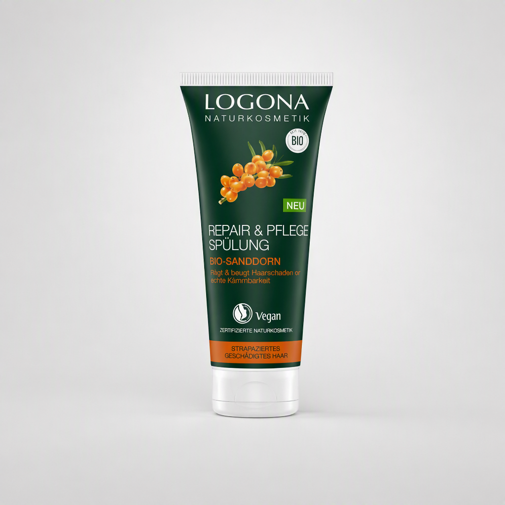 Logona Acondicionador Capilar Reparacion y Cuidado con Espino Amarillo 200ml - LOGONA - cosmética natural