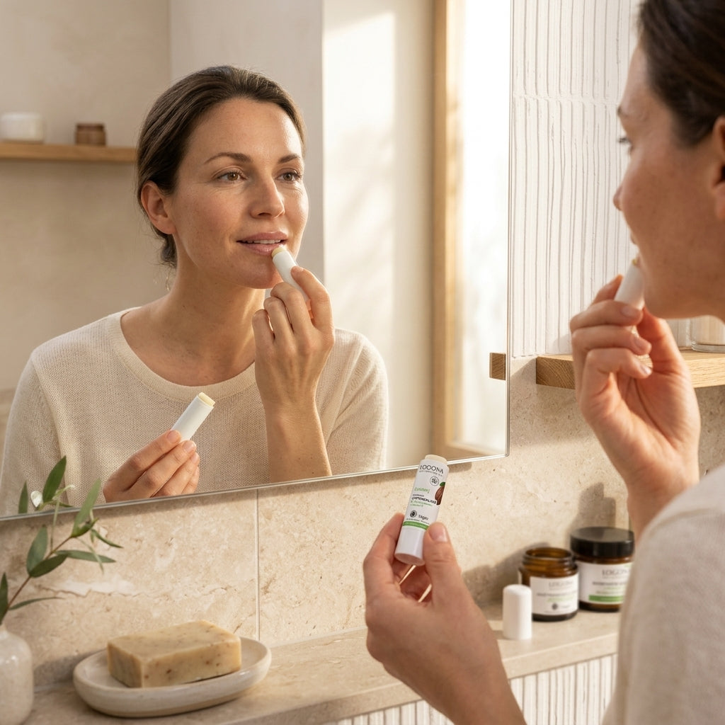 Logona Balsamo Labial Nutrición Intensa Cacao y Vit E - LOGONA - cosmética natural