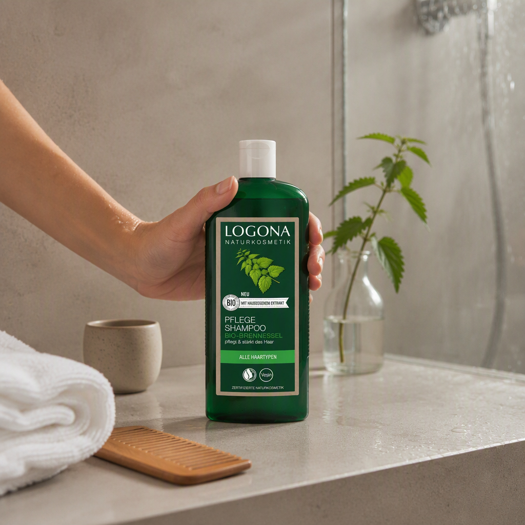 Logona Champu Cuidado Clasico con Ortiga 500ml - LOGONA - cosmética natural