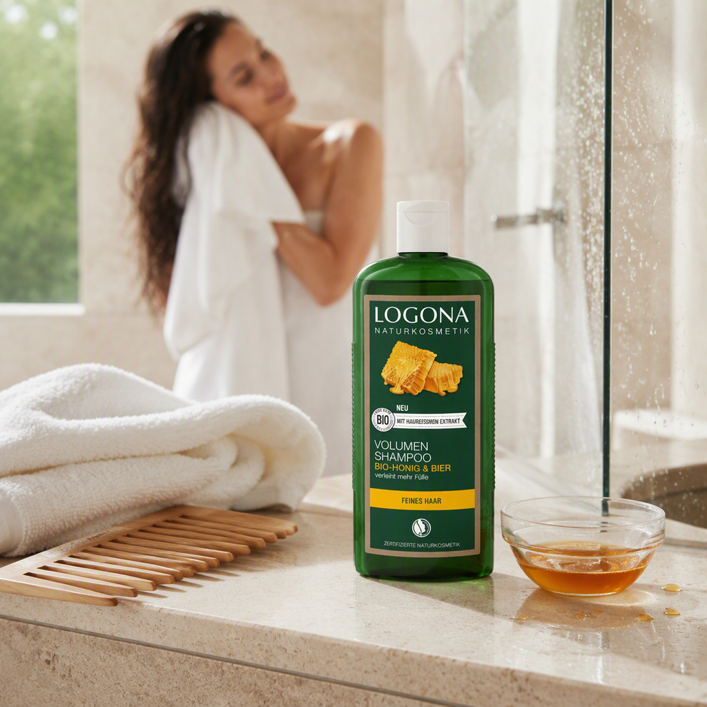 Logona Champu Volumen con Miel y Cerveza 250ml - LOGONA - cosmética natural
