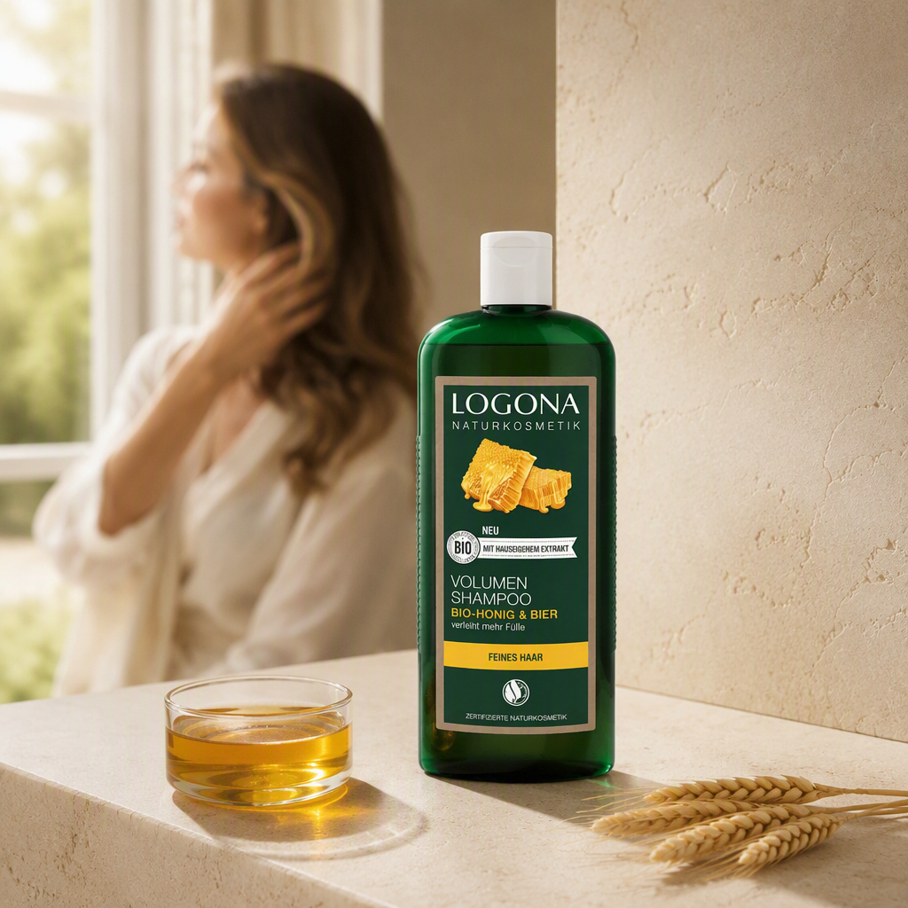 Logona Champu Volumen con Miel y Cerveza 500ml - LOGONA - cosmética natural