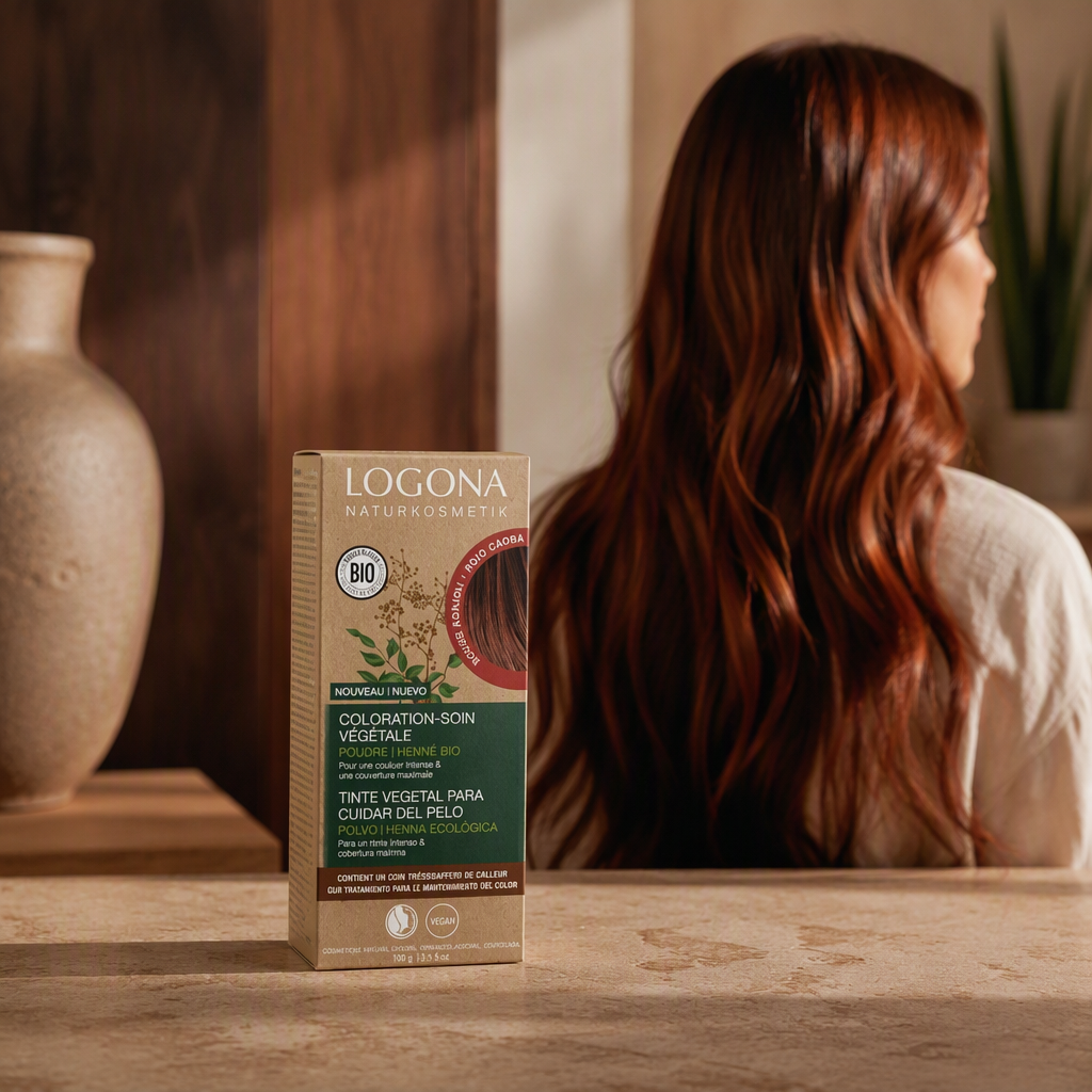 Logona Colorante Vegetal Color Caoba 100gr - LOGONA - cosmética natural