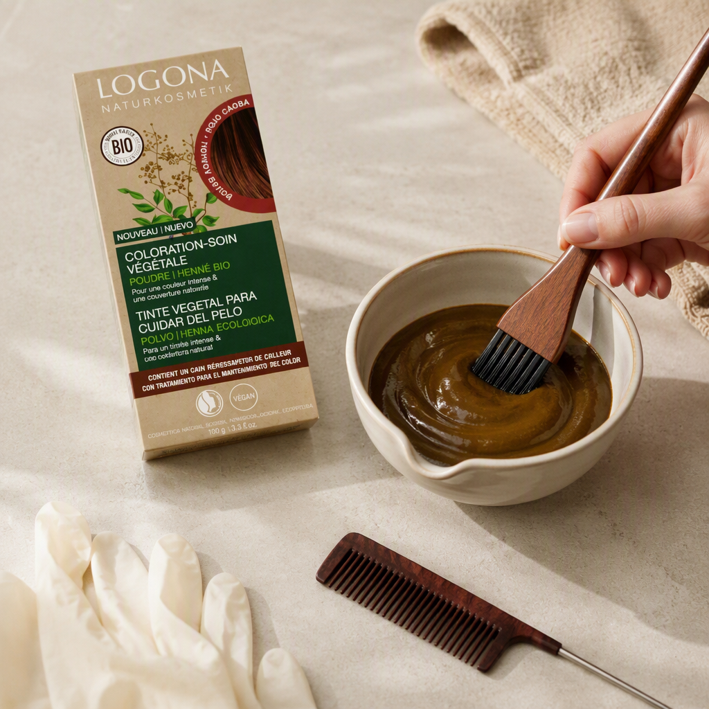 Logona Colorante Vegetal Color Caoba 100gr - LOGONA - cosmética natural