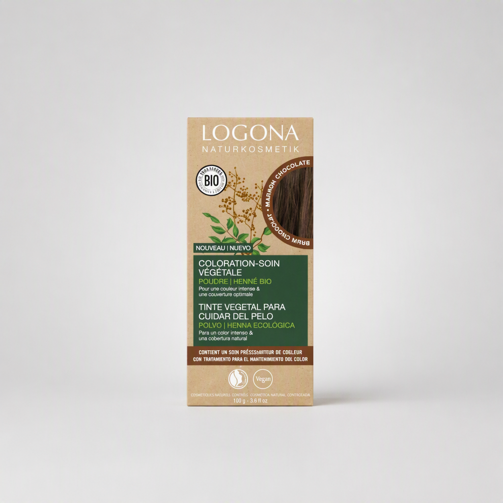 Logona Colorante Vegetal Color Marrón Chocolate 100gr - LOGONA - cosmética natural