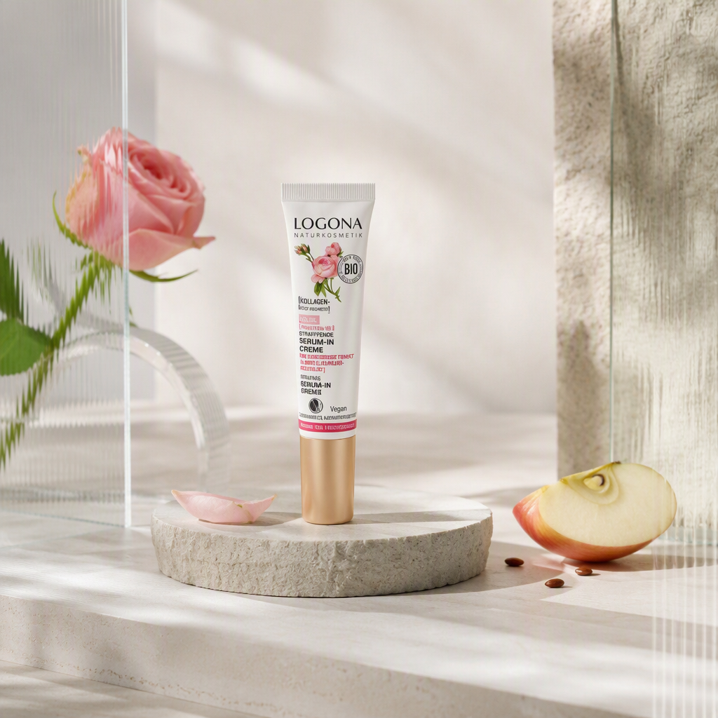 Logona Contorno de Ojos Serum Reafirmante Rosas Bio y Semillas de Manzana 15ml - LOGONA - cosmética natural