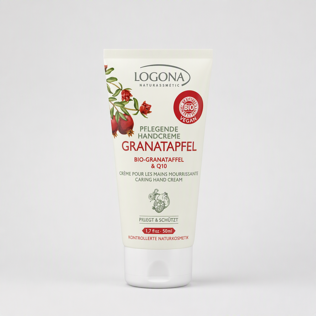 Logona Crema De Manos Con Granada + Q10 50ml - LOGONA - cosmética natural