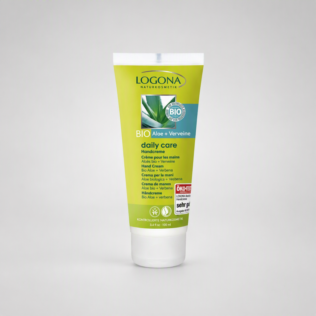 Logona Crema De Manos De Aloe y Verbena De Uso Diario. 100ml - LOGONA - cosmética natural