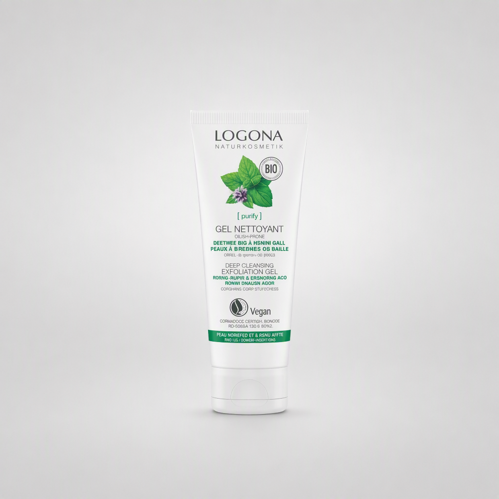 Logona Gel Peeling Limpieza Profunda Menta y Ácido Salicílico 100ml