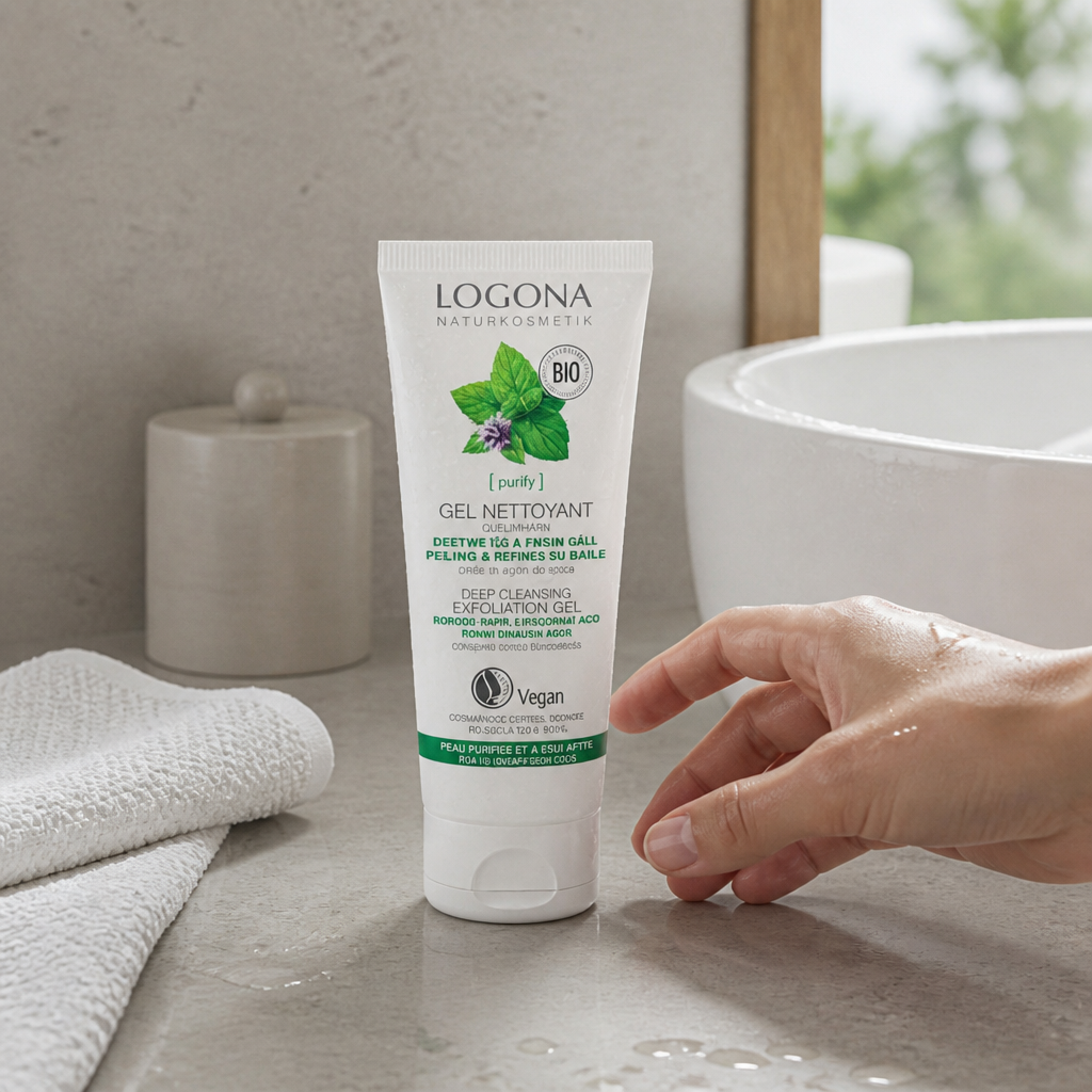 Logona Gel Peeling Limpieza Profunda Menta y Ácido Salicílico 100ml