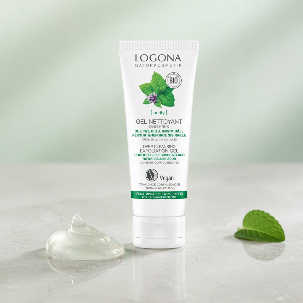 Logona Gel Peeling Limpieza Profunda Menta y Ácido Salicílico 100ml