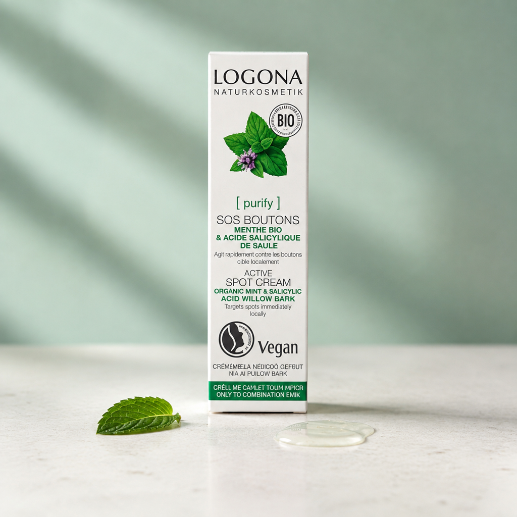 Logona Stick Stop Granos con Menta Bio y Acido Salicilico