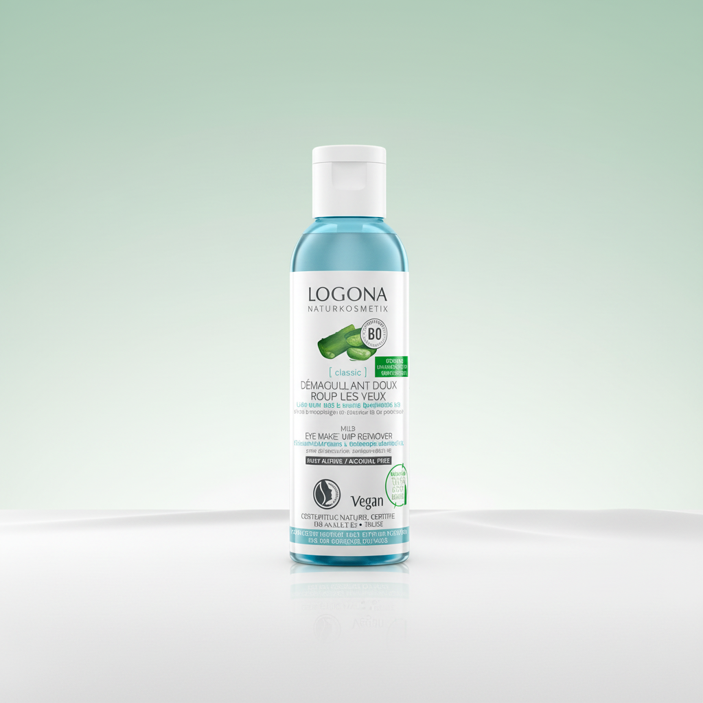 Logona Aceite Desmaquillante de Ojos Suave con Aloe Vera y Almendras Bio 125ml