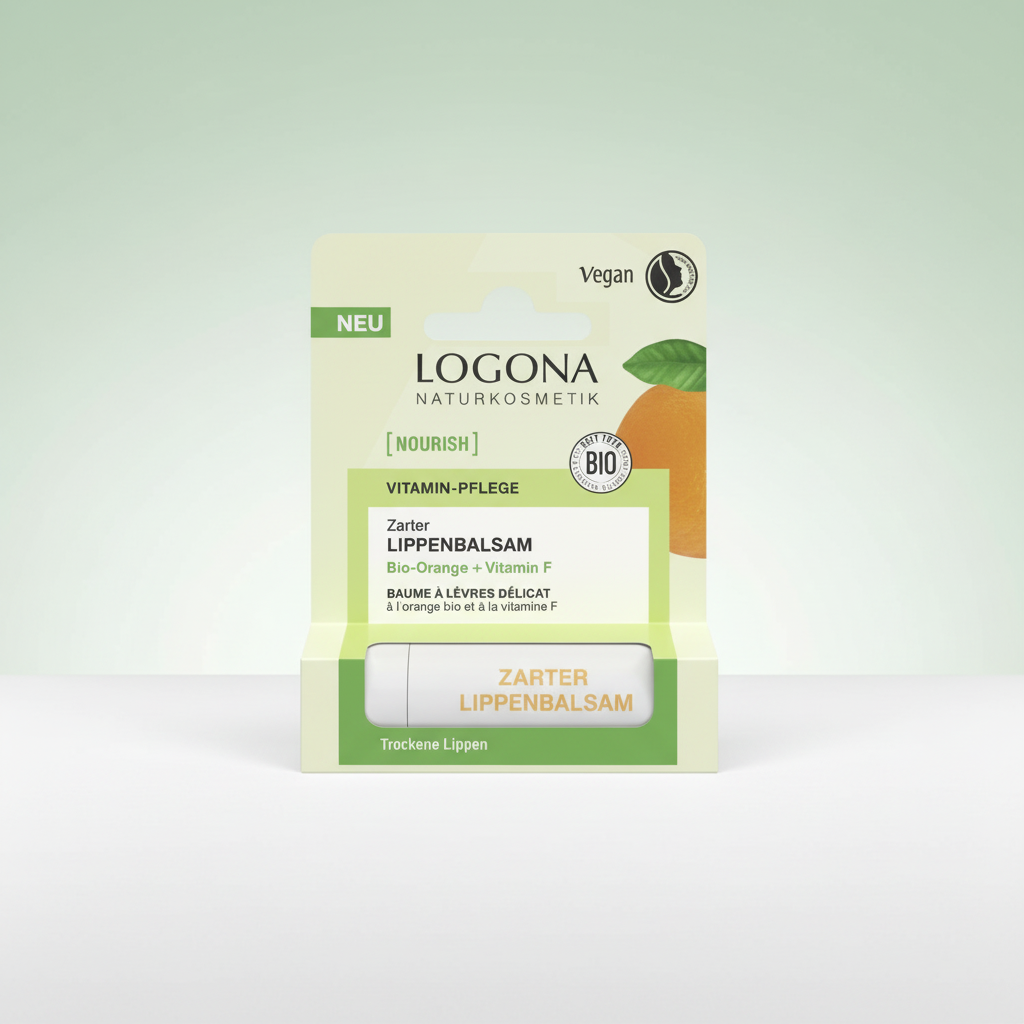 Logona Balsamo Labial Nutrición Delicada Naranja y Vit F