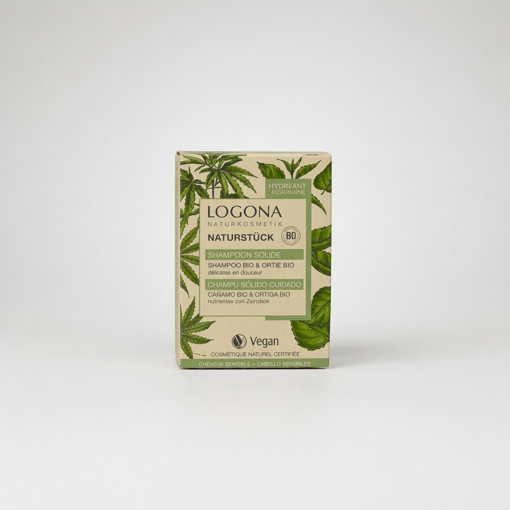 Logona Champu Solido con Cañamo y Ortiga 60gr - LOGONA - cosmética natural