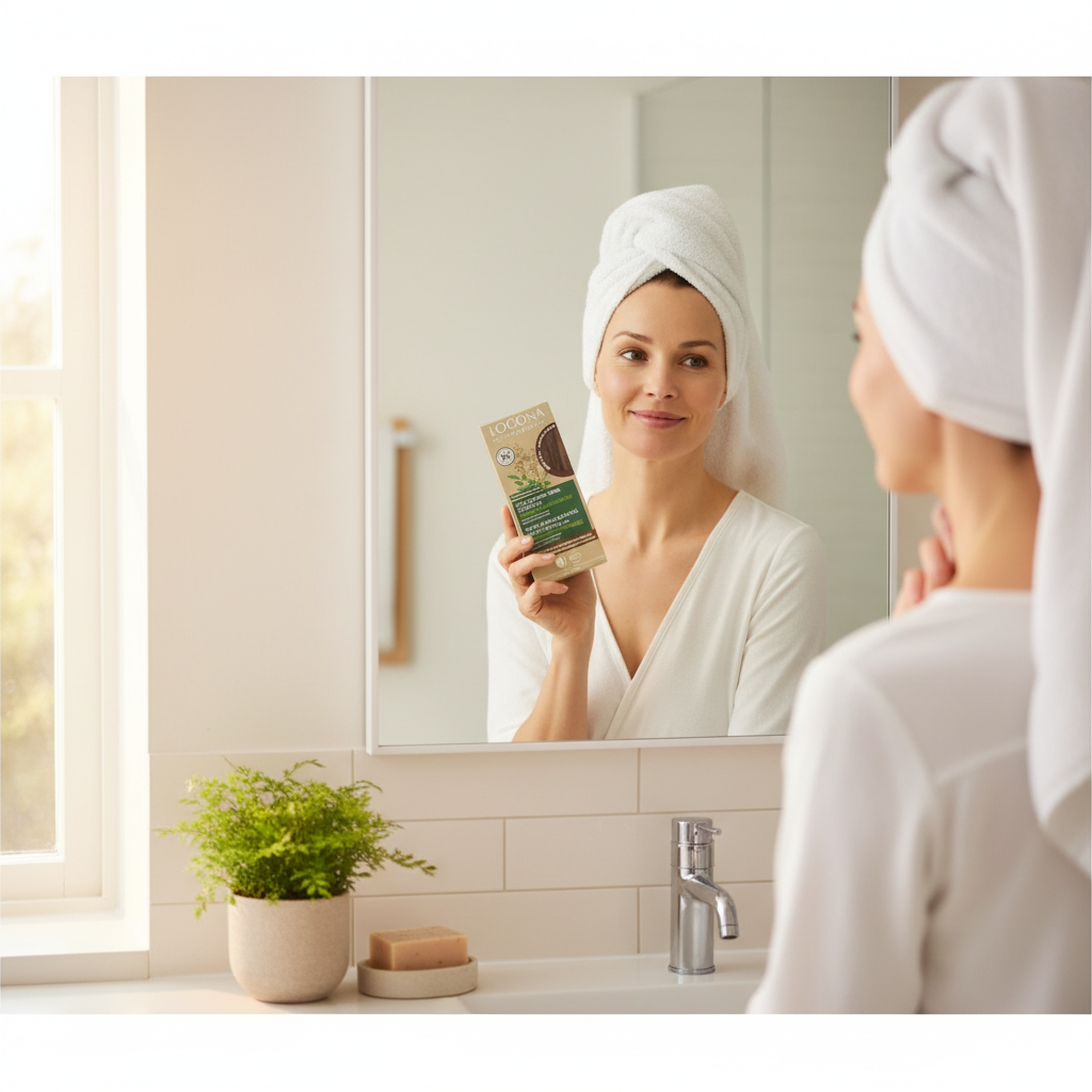 Logona Colorante Vegetal Color Castaño Café 100gr