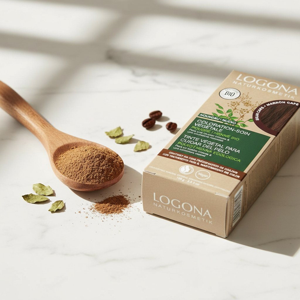 Logona Colorante Vegetal Color Castaño Café 100gr