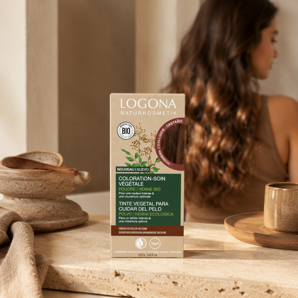 Logona Colorante Vegetal Color Castaño Marrón 100gr - LOGONA - cosmética natural