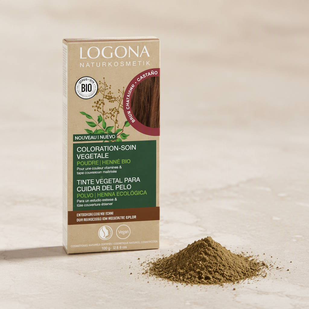 Logona Colorante Vegetal Color Castaño Marrón 100gr - LOGONA - cosmética natural