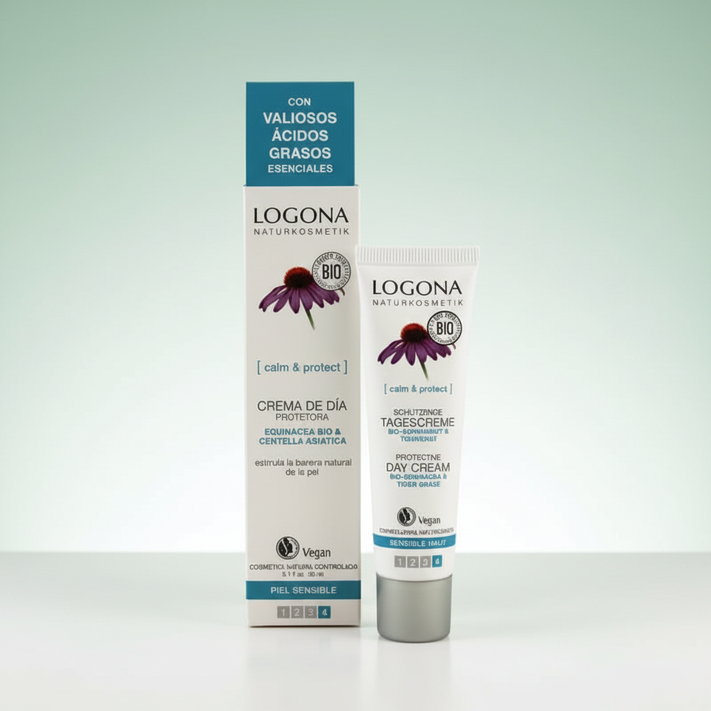 Logona Crema de Dia Protectora con Equinacea Bio 30ml - LOGONA - cosmética natural
