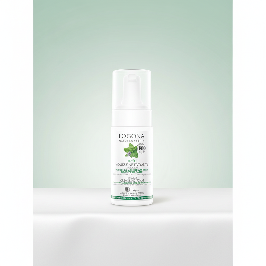 Logona Espuma Limpiadora Menta Bio y Ácido Salicílico 100ml