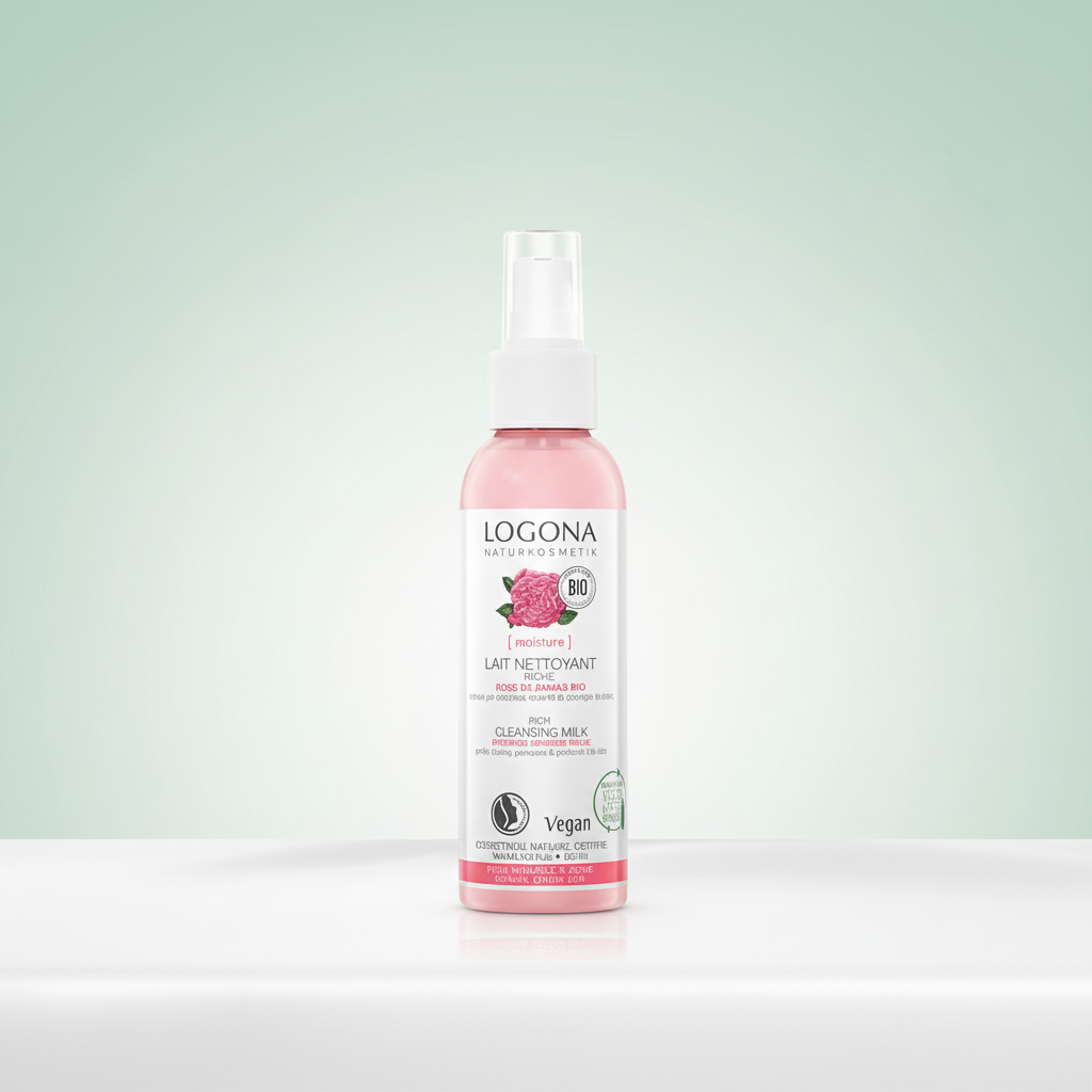 Logona Leche Desmaquillante Facial Nutritiva Rosa Damascena 125ml