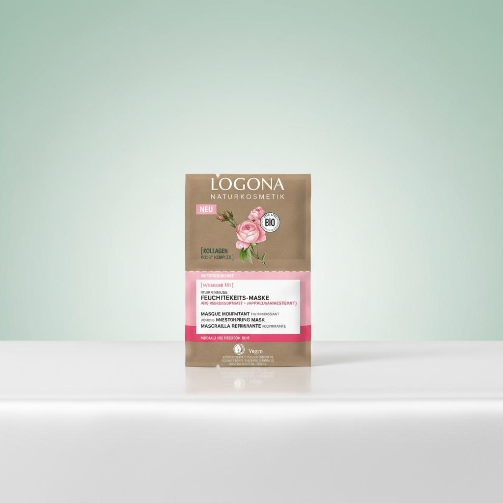 Logona Mascarilla Intensiva Hidratante Reafirmante Rosas Bio y Semillas de Manzana (2x4ml)