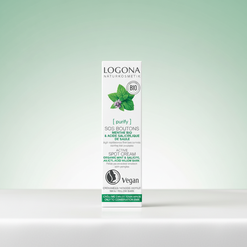 Logona Stick Stop Granos con Menta Bio y Acido Salicilico