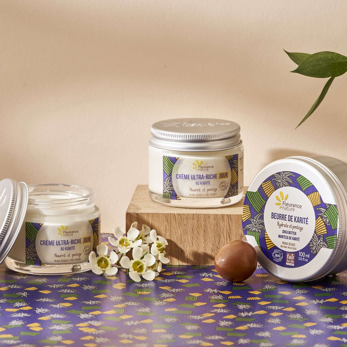 Fleurance Nature Crema de Noche Ultra Rica con Karité Bio 50ml - FLEURANCE NATURE - cosmética natural