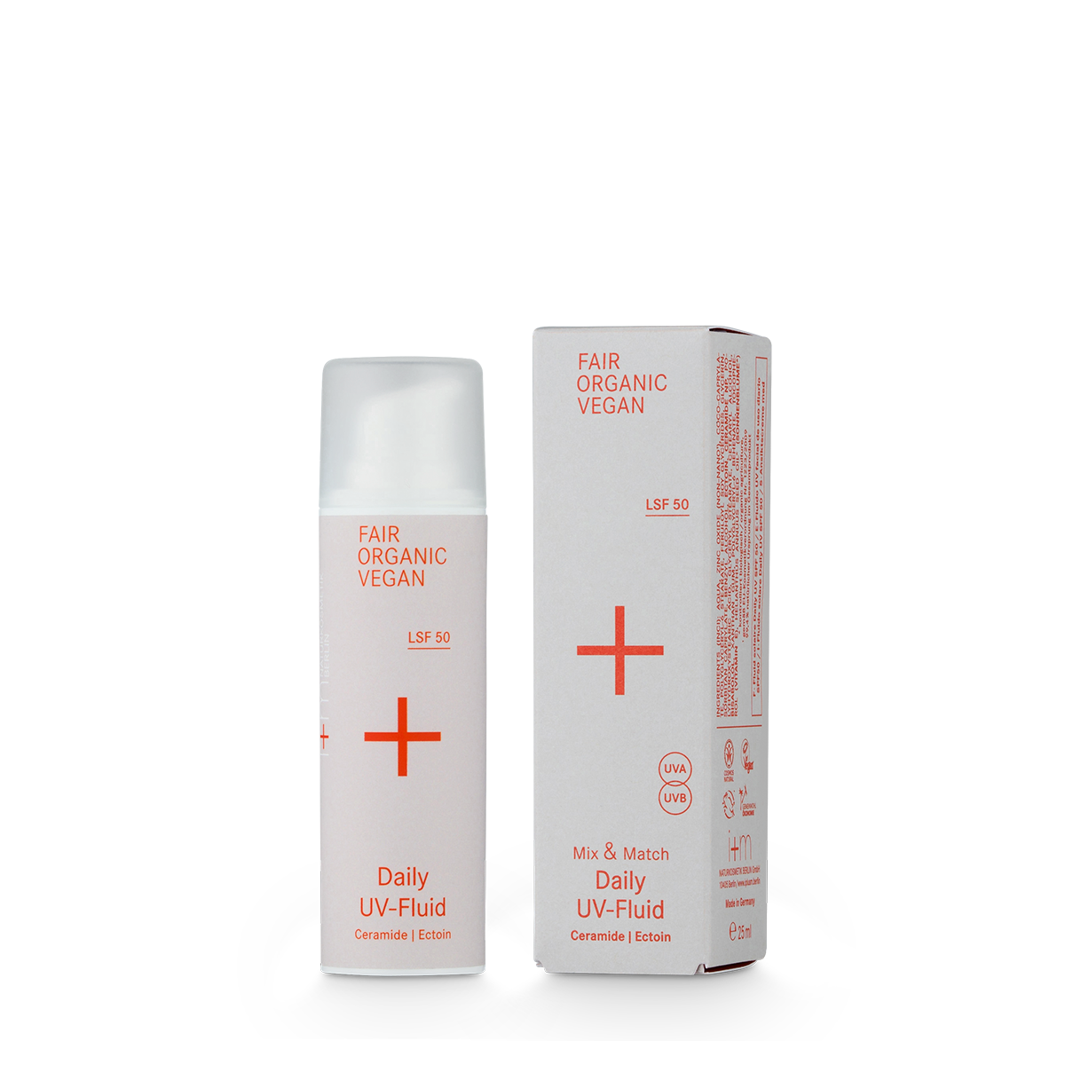 I+M Protector Solar Facial Fluido Diario Ultraligero SPF50 30ml - IM - cosmética natural