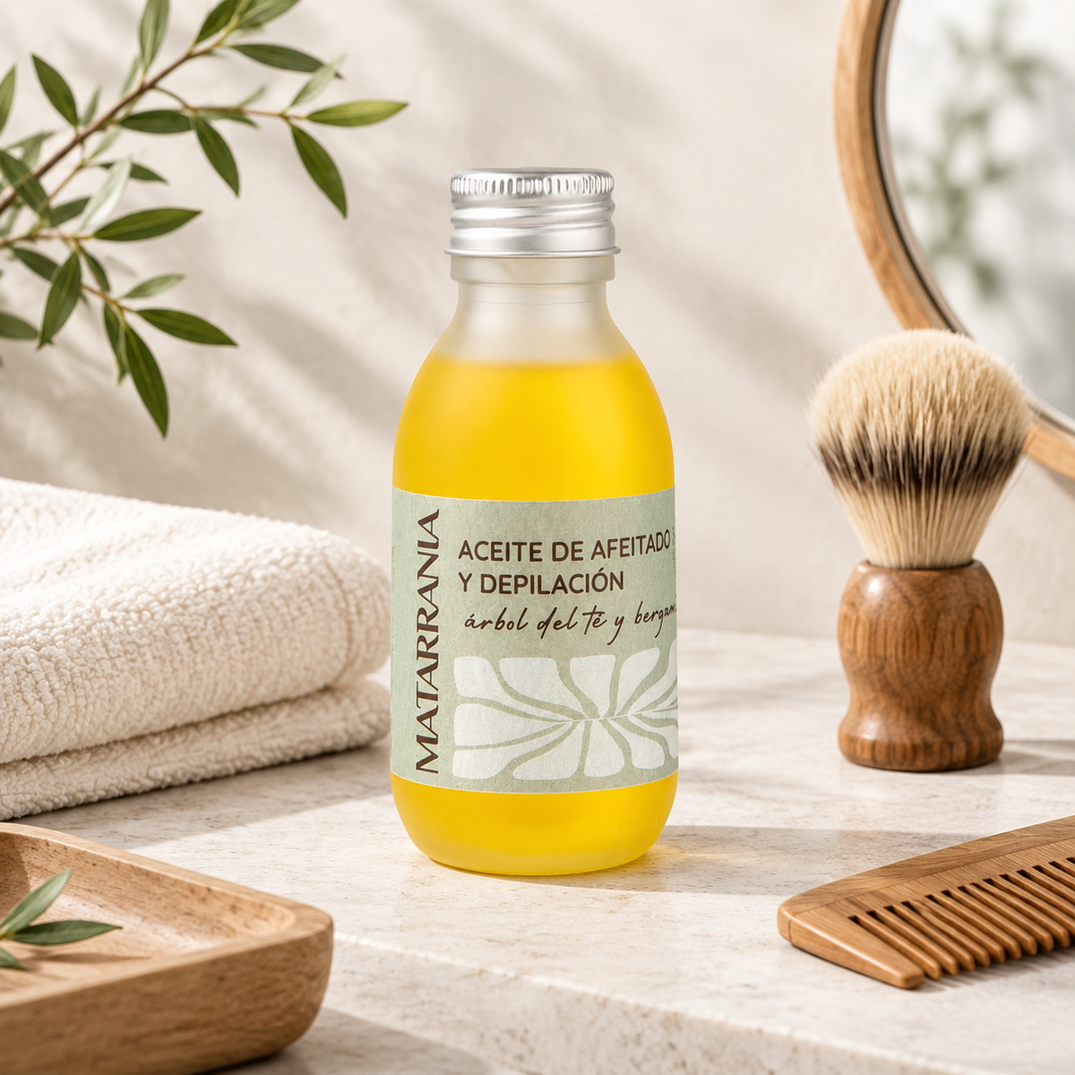 Matarrania Aceite de Afeitado y Depilación 100% Bio 100ml - MATARRANIA - cosmética natural