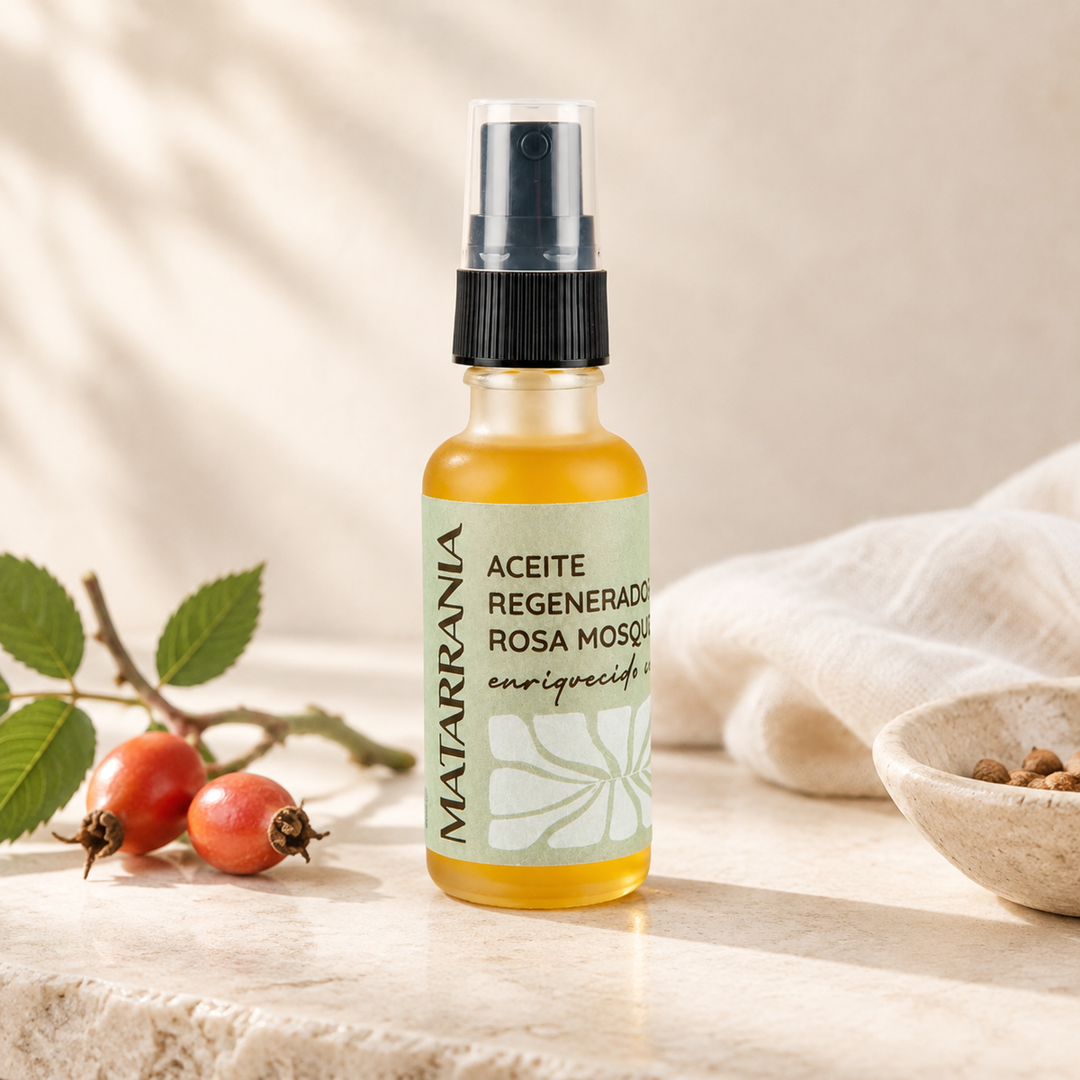 Matarrania Aceite de Rosa Mosqueta 100% Bio 30ml - MATARRANIA - cosmética natural