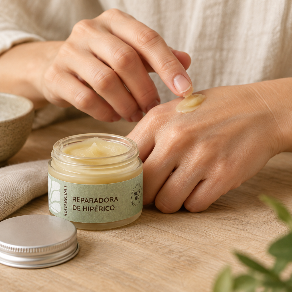 Matarrania Bálsamo Reparador de Hipérico 100% Bio 30ml - MATARRANIA - cosmética natural
