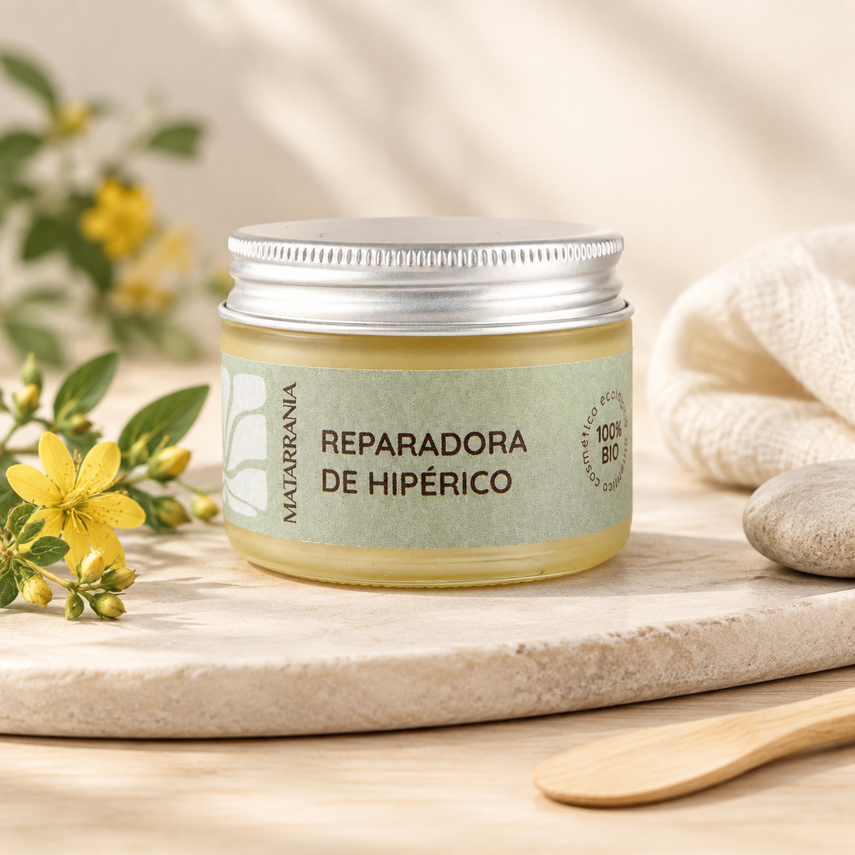 Matarrania Bálsamo Reparador de Hipérico 100% Bio 30ml - MATARRANIA - cosmética natural