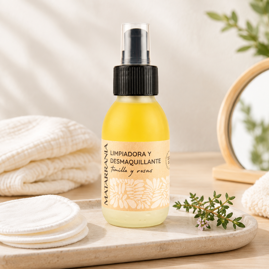 Matarrania Loción Limpiadora y Desmaquillante 100% Bio 100ml - MATARRANIA - cosmética natural