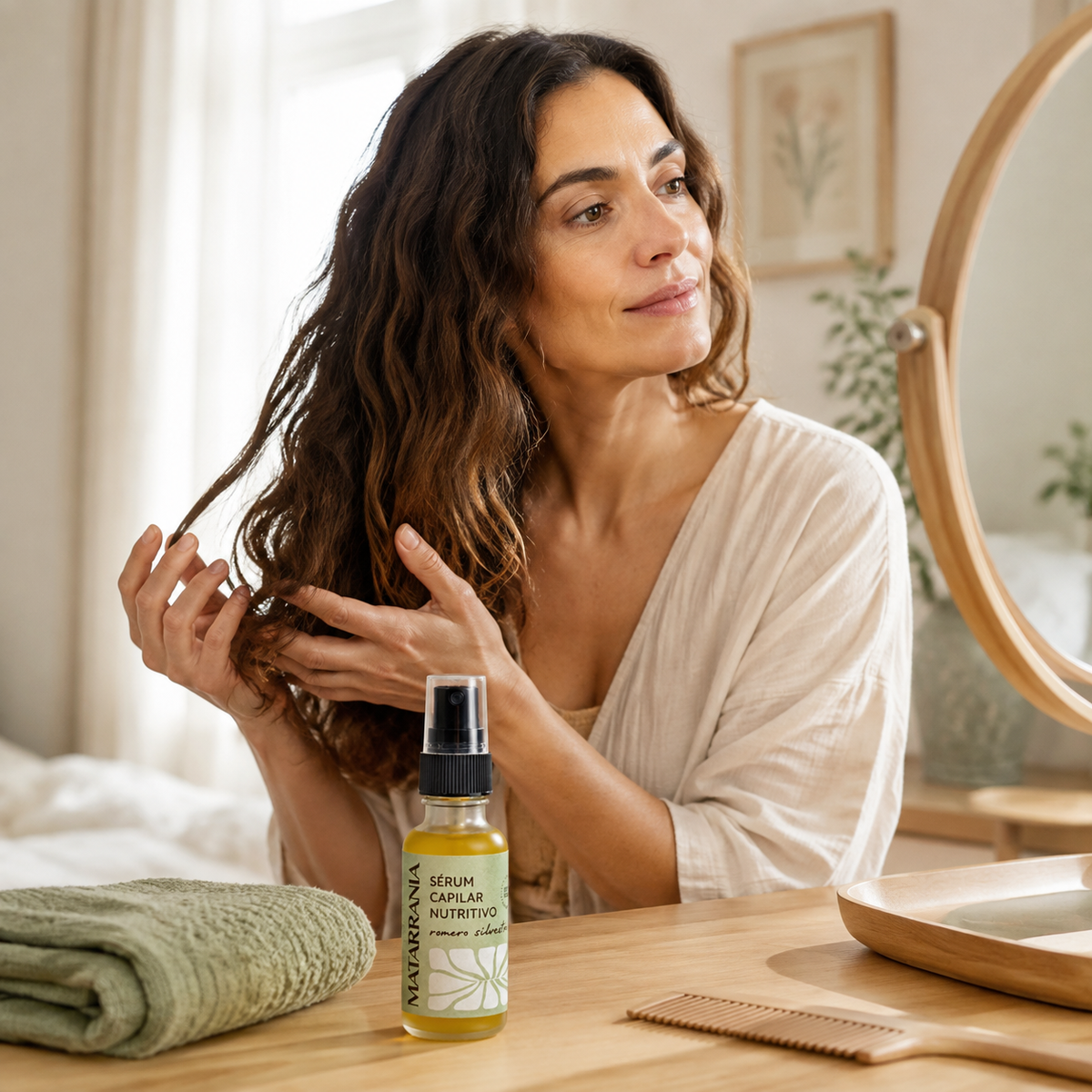 Matarrania Sérum Capilar Nutritivo Antiencrespamiento 100% Bio 30ml - MATARRANIA - cosmética natural
