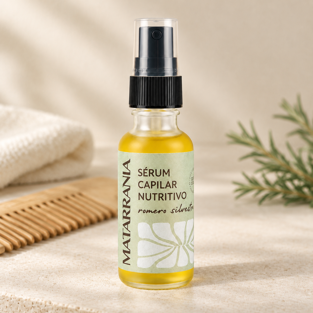Matarrania Sérum Capilar Nutritivo Antiencrespamiento 100% Bio 30ml - MATARRANIA - cosmética natural