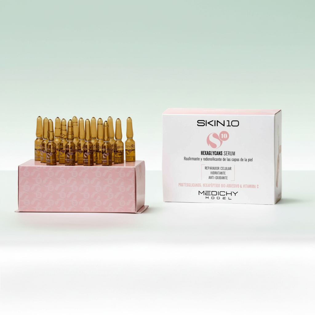 Medichy Model Skin 10 Hexaglycans Sérum Reafirmante y Redensificante 15amps