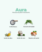 Banbu Limpiador Facial Sólido Piel Normal y Seca Aura 100g - BANBU - cosmética natural