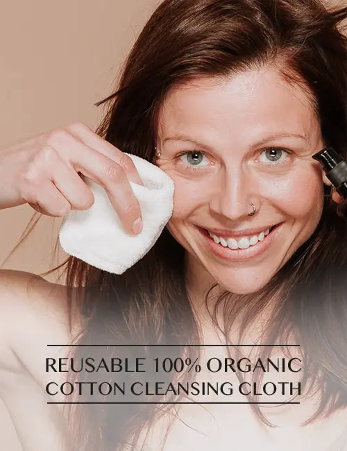 Herbera Muselinas de algodón orgánico para limpieza facial
