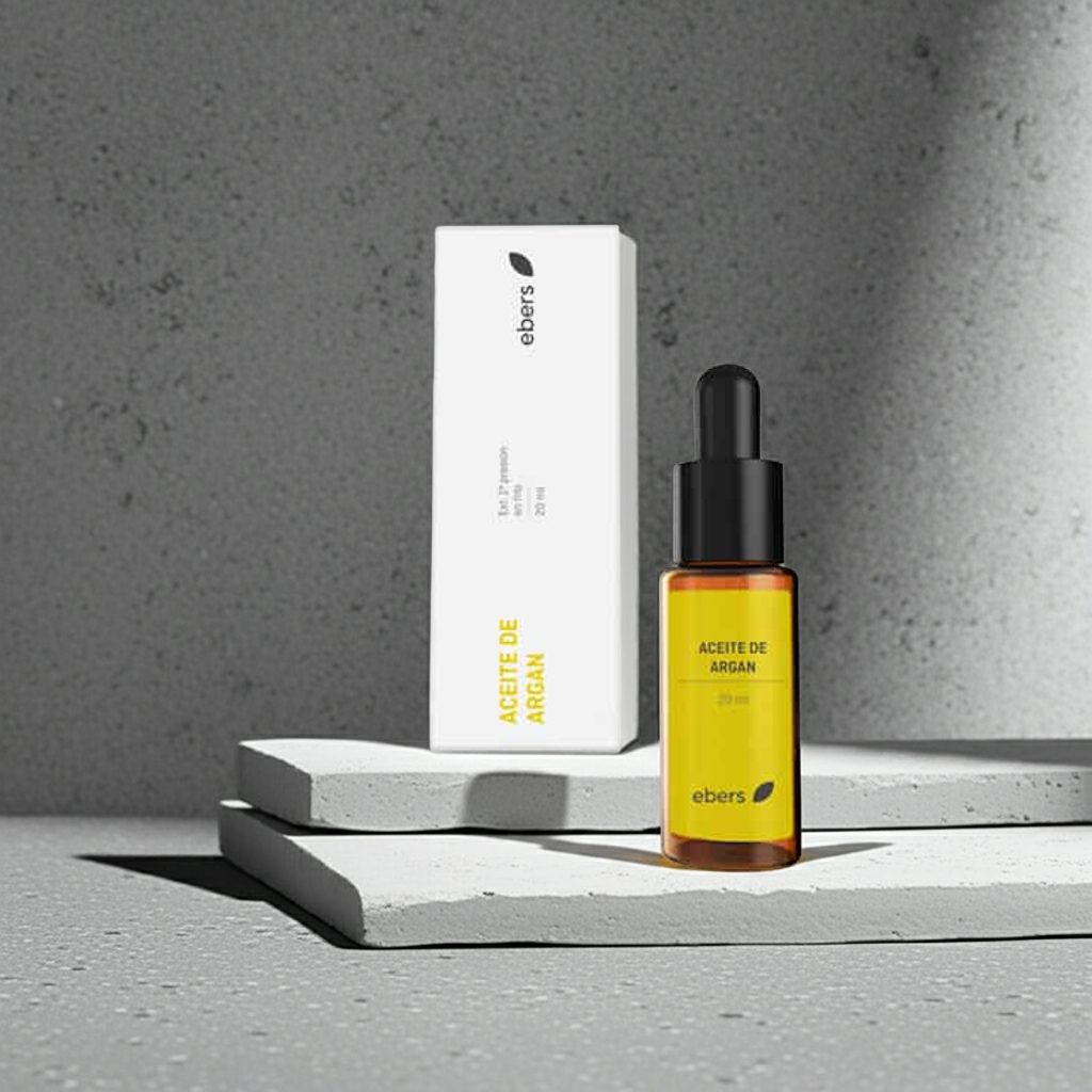 Ebers Aceite de Argan para Piel y Cabello con Gotero 20ml