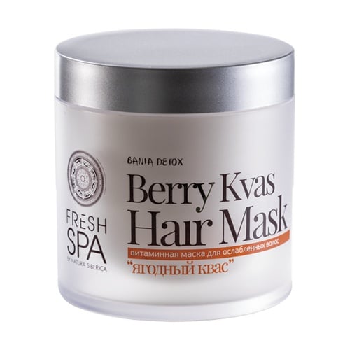 Natura Siberica FRESH SPA Mascarilla Capilar Berry Kvas 400ml