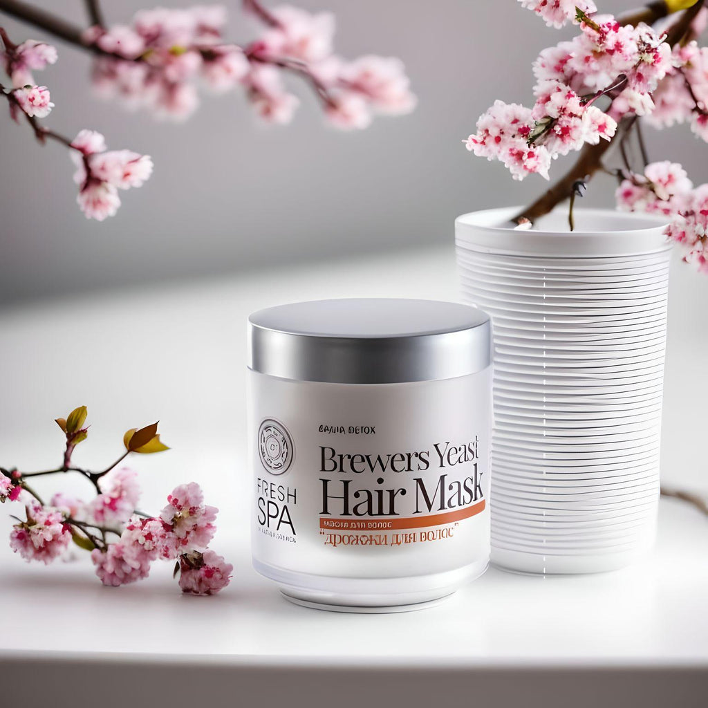 Natura Siberica FRESH SPA Mascarilla Capilar Fortificante de Levadura de Cerveza 400ml