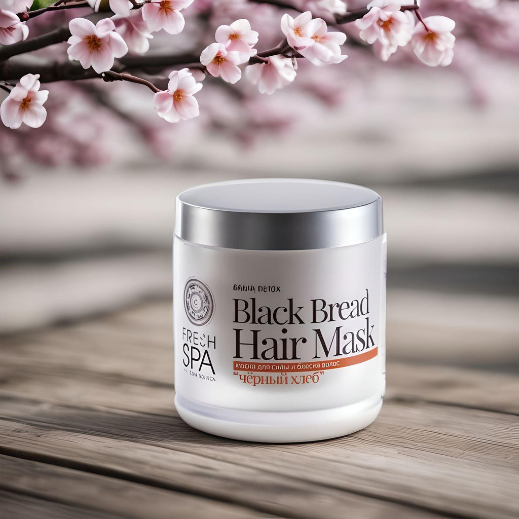Natura Siberica FRESH SPA Mascarilla Capilar Fuerza y Brillo de Pan Negro 400ml