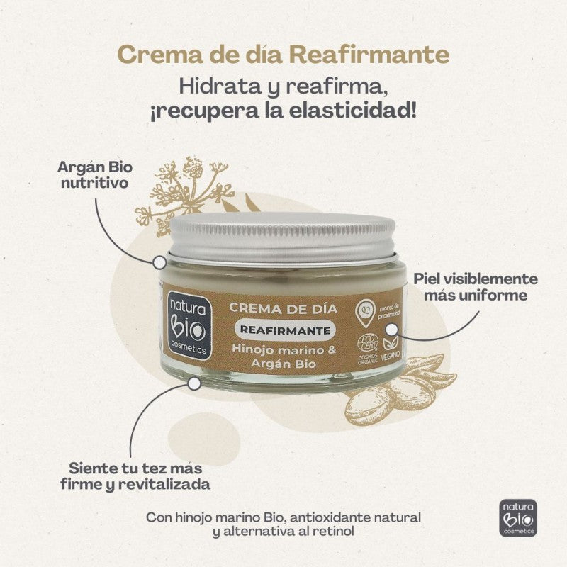 NaturaBIO Crema de Día Reafirmante Hinojo Marino 50ml